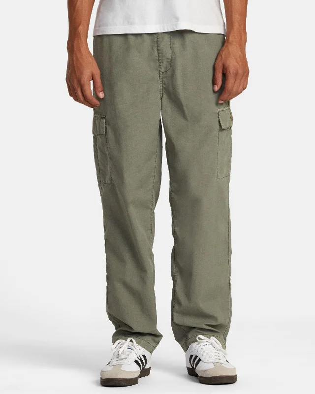 Custom Pants for Trail Running-Vacancy Cargo Pants - Sage Leaf