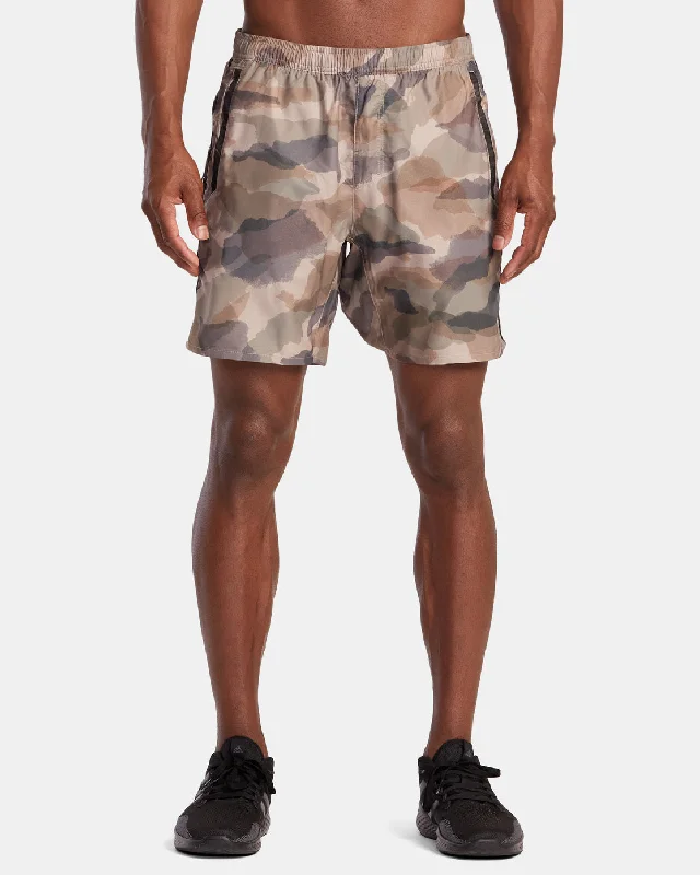 Comfortable Shorts for Sports Practice-Yogger Control 17" Training Shorts - Watercolor Camo