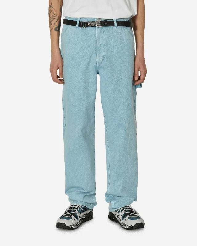 Custom Pants for Construction Workers-Cotton Painter Pants Blue