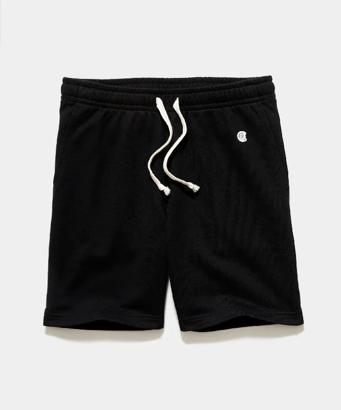 Sports Shorts for Men-Champion 7" Midweight Warm Up Short in Black