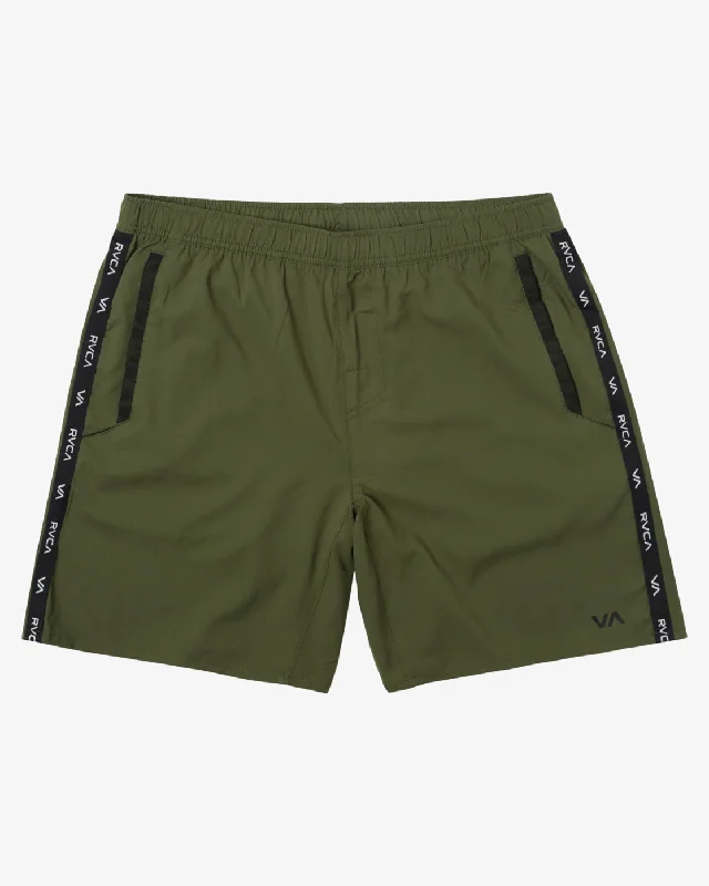 Swim Shorts for Men-Yogger Control 17" Training Shorts - Olive