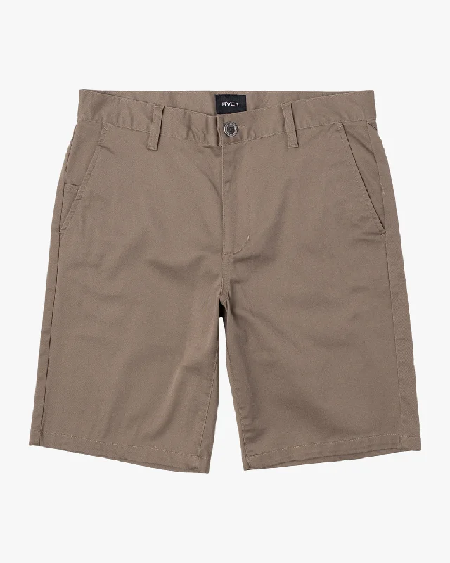 Shorts for Cross-Training Workouts-Week-End 20" Stretch Shorts - Dark Khaki