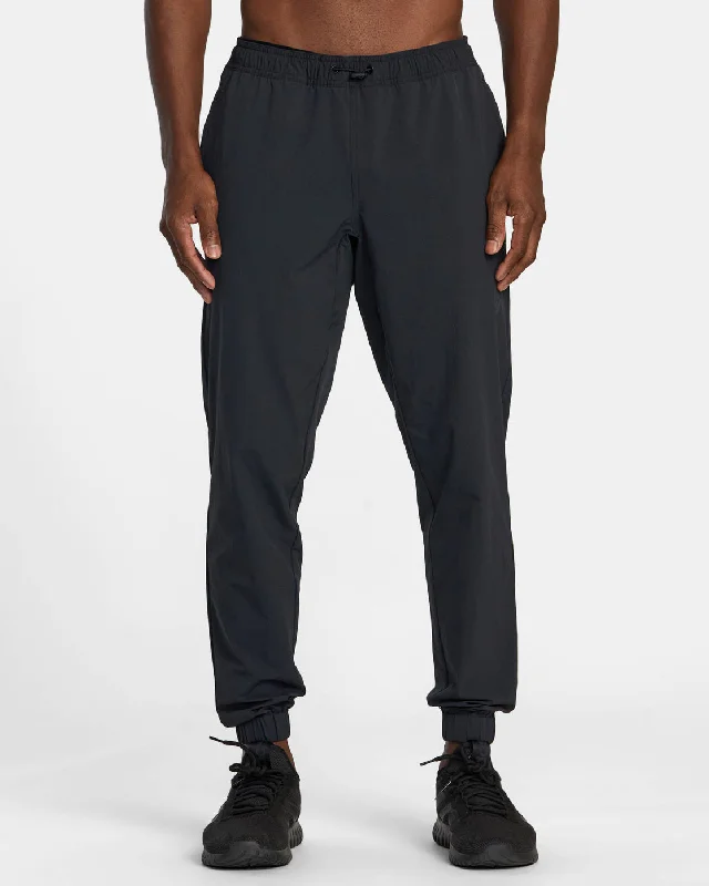 Custom Running Pants-Spectrum Tech Slim Fit Pants - Black