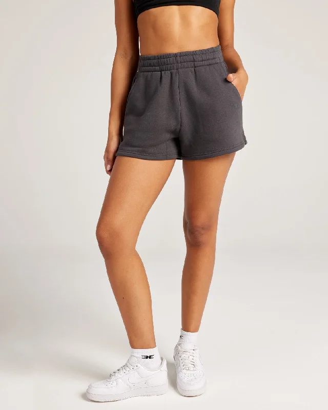 Custom Shorts for Festivals-Omni Women's Shorts - Charcoal