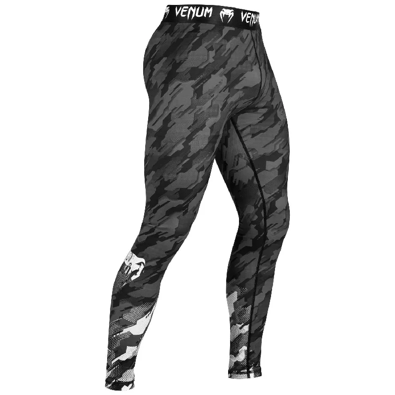 Custom Pants for Fashionable Style-Venum Tecmo Compression Tights - Dark Grey