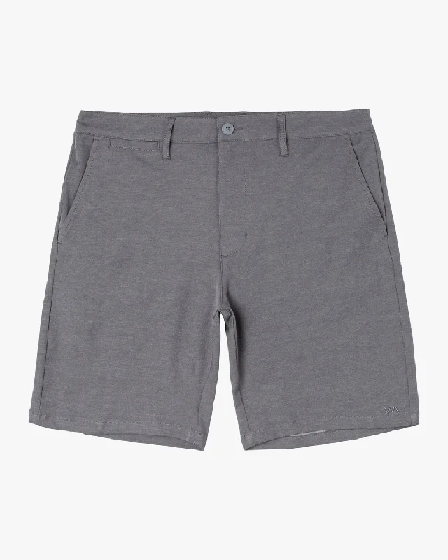 Premium Shorts for Sports Teams-Back In 19" Hybrid Shorts - Athletic Heather