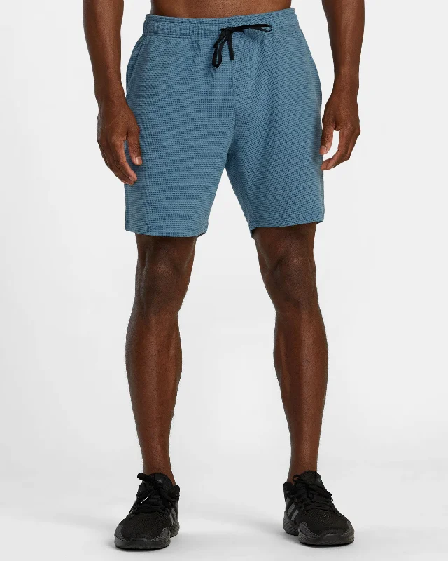 Urban Shorts for Street Style-C-Able Waffle Knit Shorts - Glacier