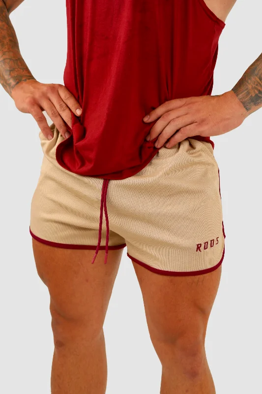 Retro Shorts for Women-Retro Shorts - Beige