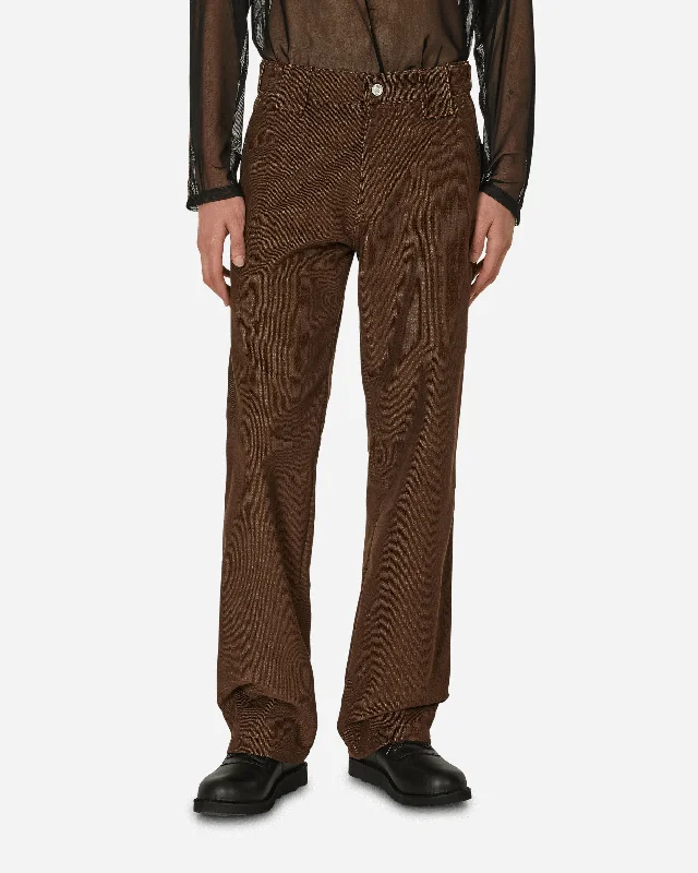 Custom Pants for Football-Advance Pants Rust Brown