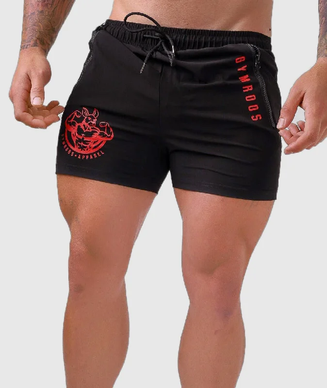 Custom Printed Shorts-Roo Shorts - Redback