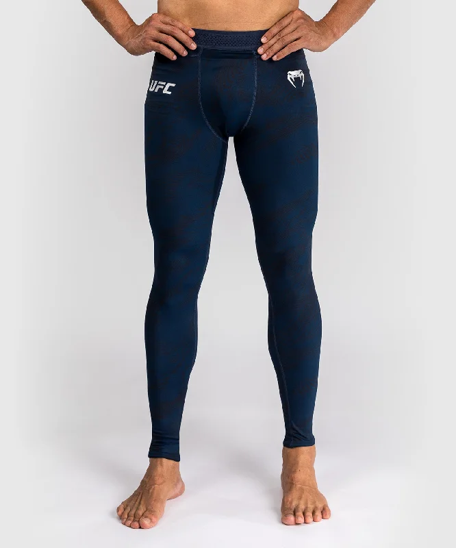 Custom Pants with Stripes-UFC Fusion by Venum Fight Week Men’s Performance Tight - Oceanic Blue