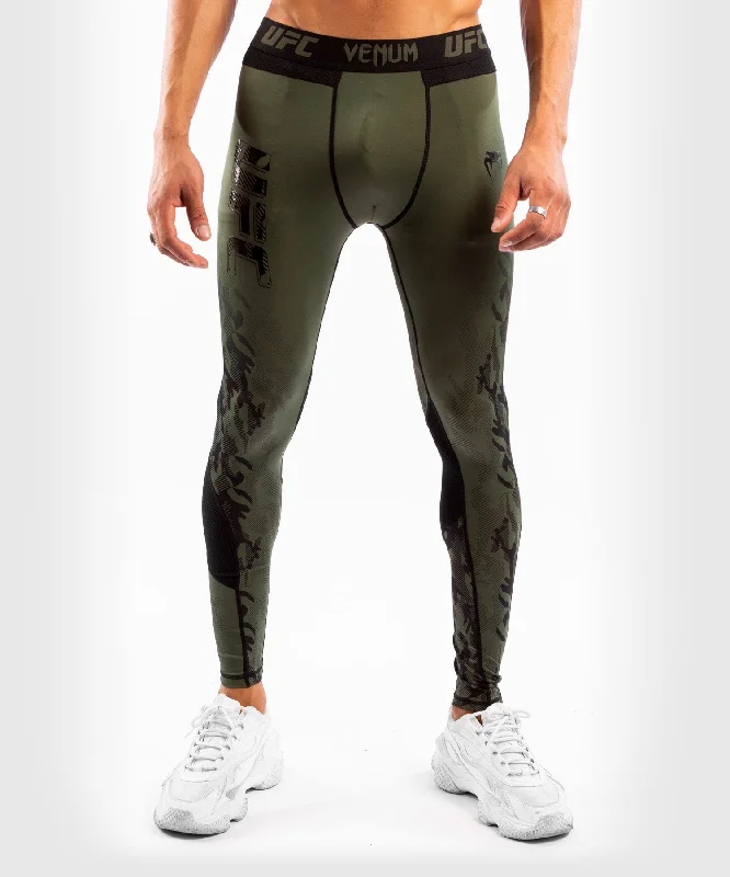 Custom Pants for Gardeners-UFC Venum Authentic Fight Week Men's Performance Tight - Khaki