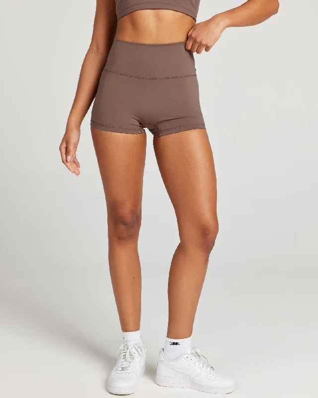 Comfortable Shorts for Relaxed Fit-Aura SF Micro Shorts - Mushroom