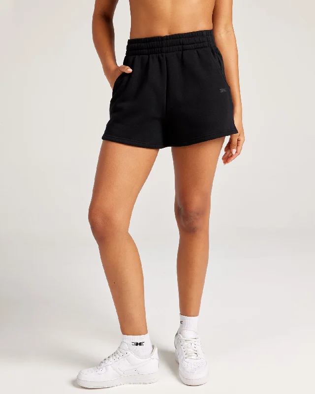 Lightweight Shorts for Running-Omni Women's Shorts - Black