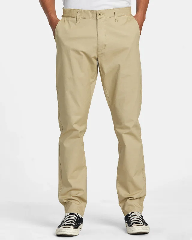 Custom Cargo Pants-Daggers Tech Technical Chinos - Khaki