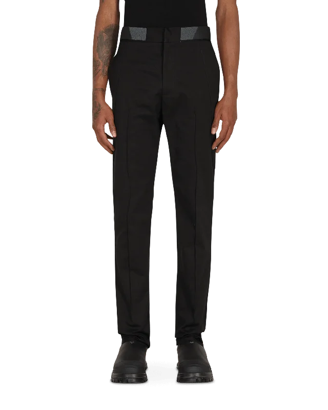 Custom Pants for Healthcare Workers-Diagonal Attica Pants Black