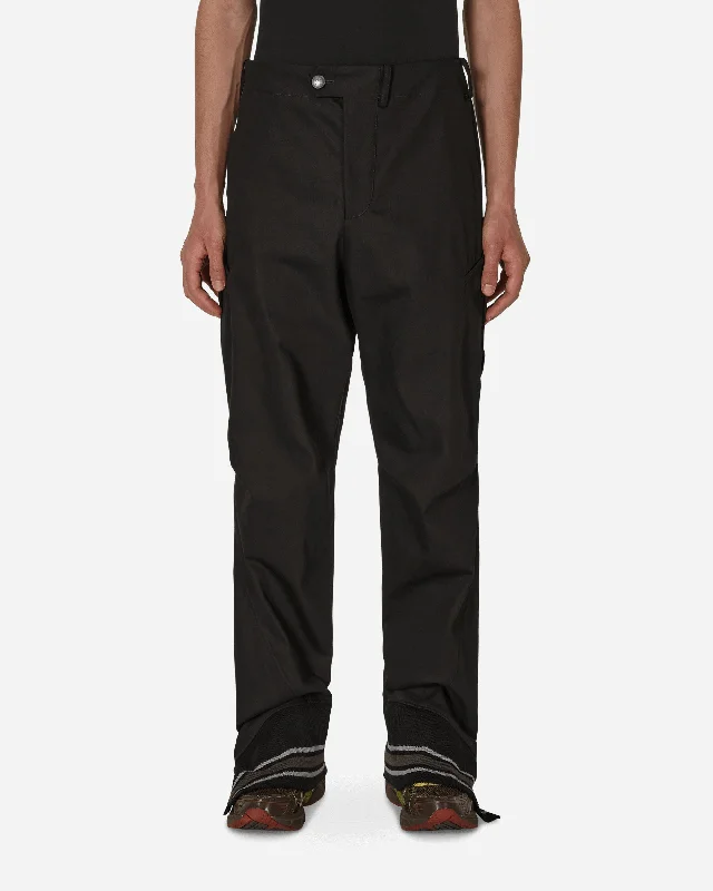 Custom Pants for Outdoor Work-Valakas Cargo Trousers Black