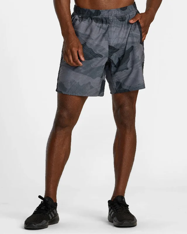 Shorts for Summer Wear-Yogger Control 17" Training Shorts - Camo Brush