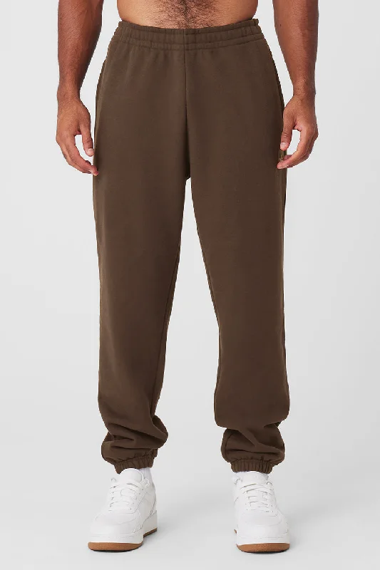 Custom Low-Rise Pants-Cuffed Renown Heavy Weight Sweatpant - Espresso