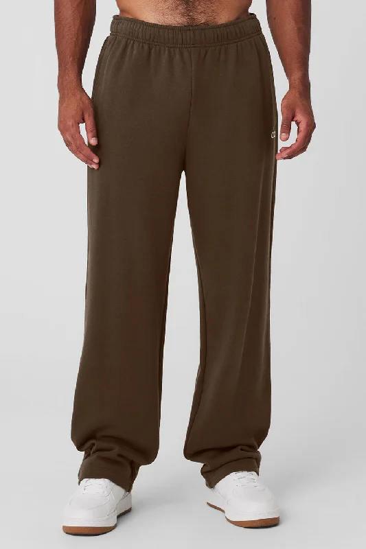 Custom Pants for School Events-Accolade Straight Leg Sweatpant - Espresso