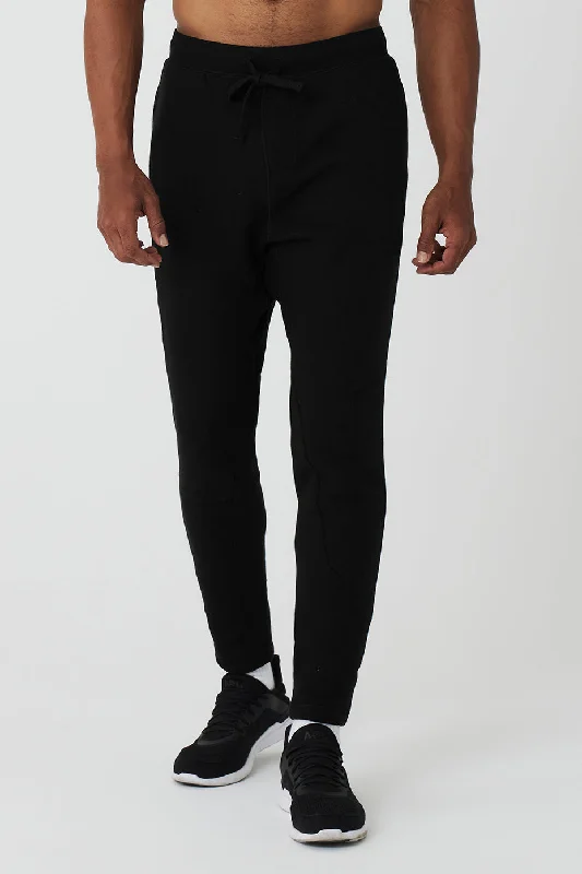 Custom Pants with Inspirational Messages-The Triumph Sweatpant - Black