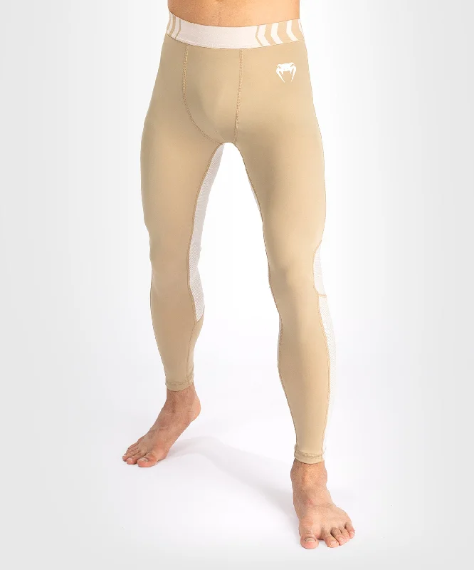 Custom Pants for Outdoor Trips-Venum Tempest Men's Spats - Beige/Sand