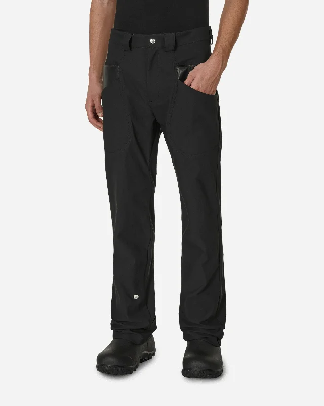 Custom Pants with Funny Text-McNamara Uniform Trousers Jet Black