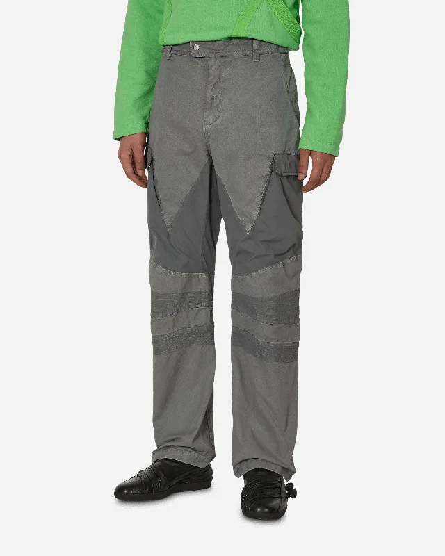 Custom Pants for Winter Wear-Kiko Kostadinov Cargo Pants Steel Grey