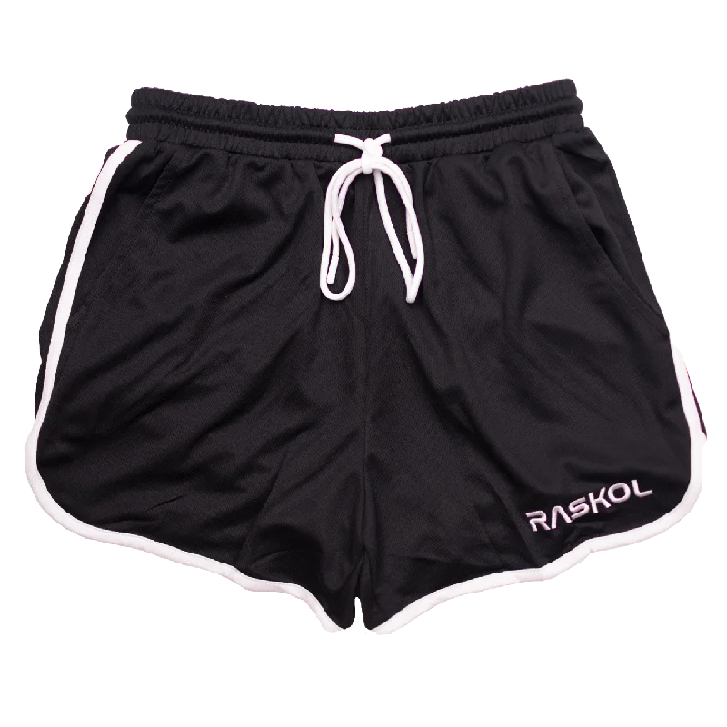 Running Shorts for Men-Raskol Black Classic Shorts