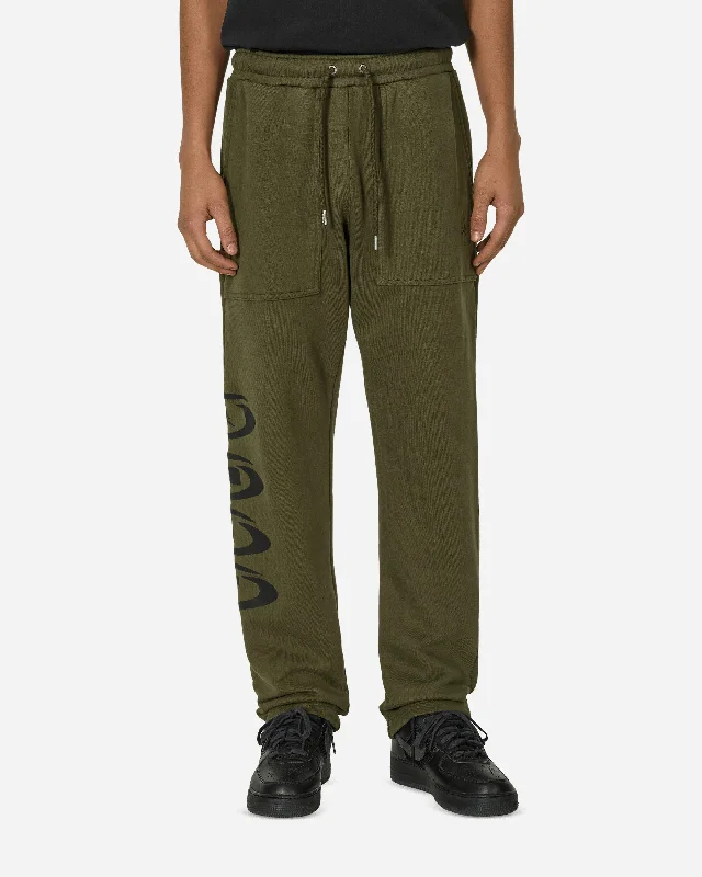 Custom Pants for Casual Friday-Travis Scott Fleece Trousers Khaki