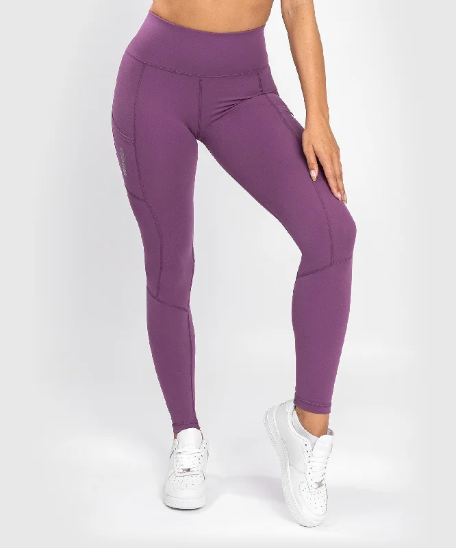 Custom Pants for Mechanics-Venum Essential Performance Leggings - Dusky Orchid/Brushed Silver