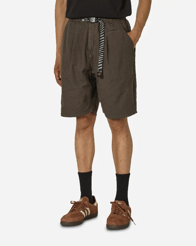 Custom Shorts for Activewear Brands-Gramicci x nonnative OZISM Walker Easy Shorts Charcoal