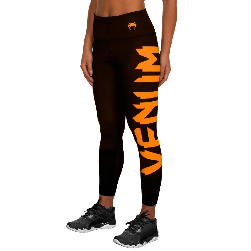 Custom Pants for Farmers-Venum Giant Leggings - Black/Coral