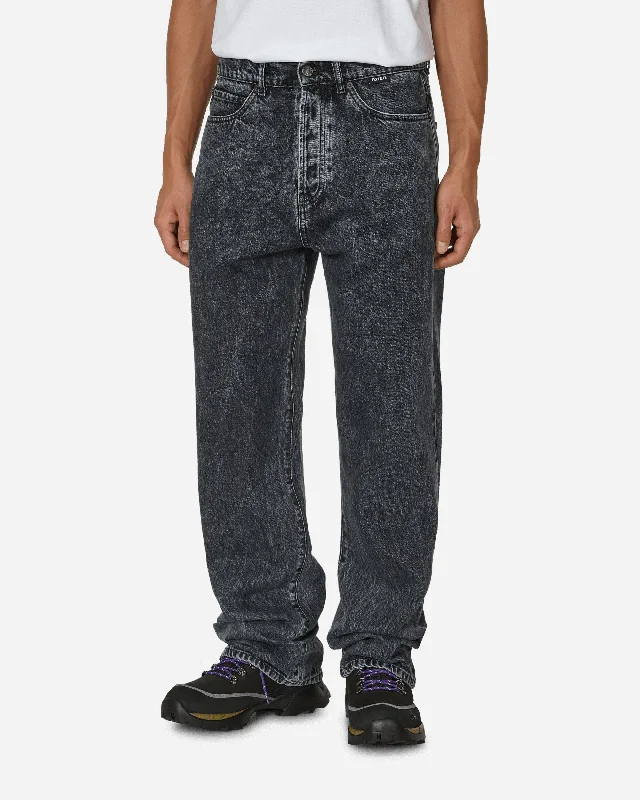 Custom Pants for Personalized Apparel-Loose Denim Pants Dark Grey