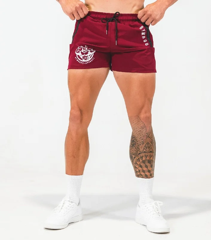 Running Shorts for Men-Roo Shorts - Maroon