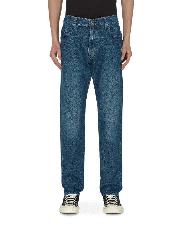 Custom High-Waisted Pants-551Z Straight Fit Denim Pants Blue