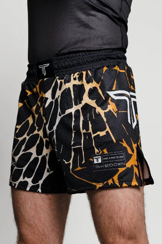 Casual Shorts for Everyday Wear-KILL CLIFF® FC. Fight Shorts - Magma Edition