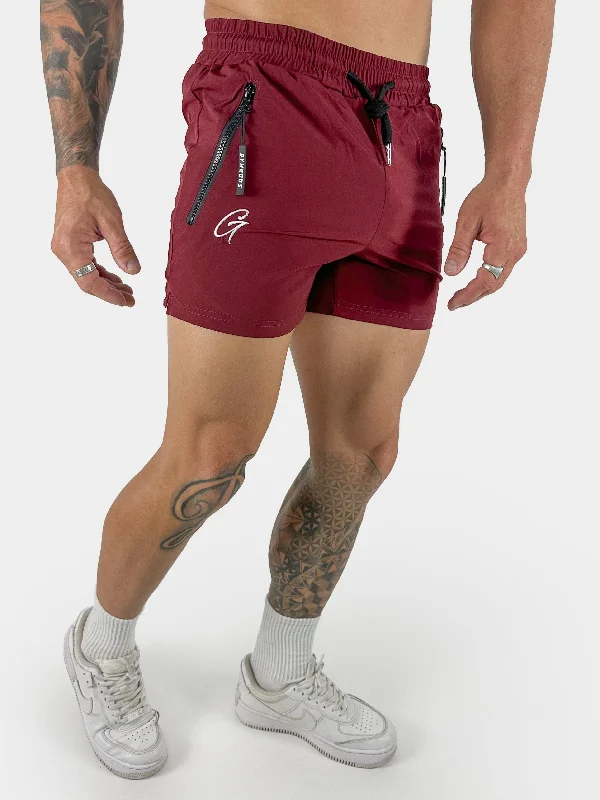 Long Shorts for Women-G Shorts - Maroon