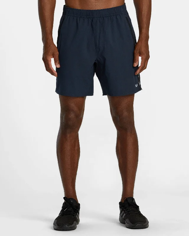 Custom Shorts for Summer Festivals-Yogger Control 17" Training Shorts - Navy