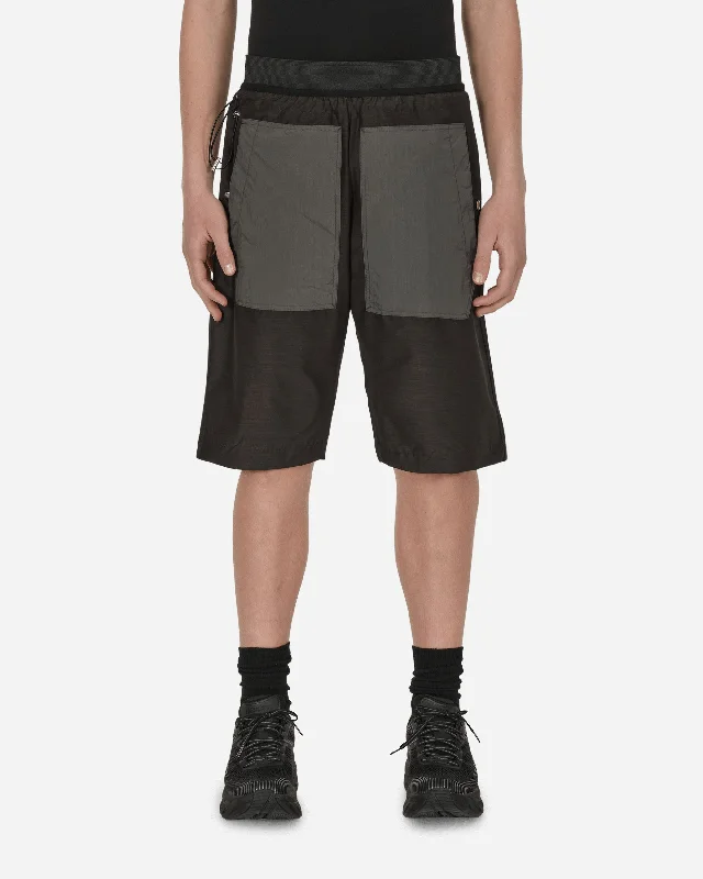 Shorts with Logo for Teams-Hraun Work Shorts Black