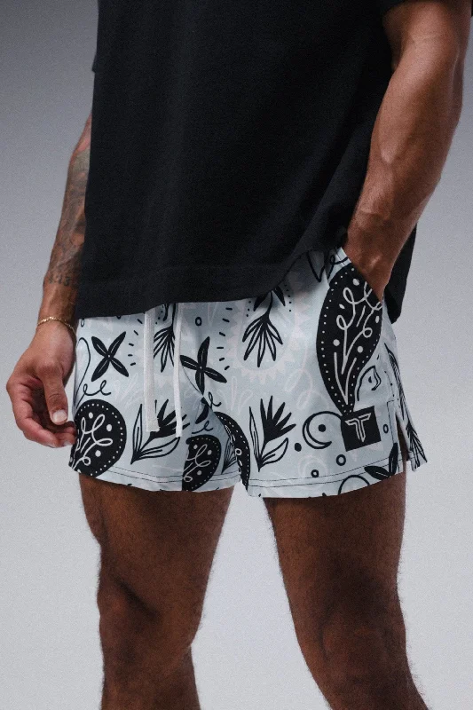 Custom Team Shorts for Sports Teams-Bandana Gym Shorts (5” & 7" Inseam) - Ice