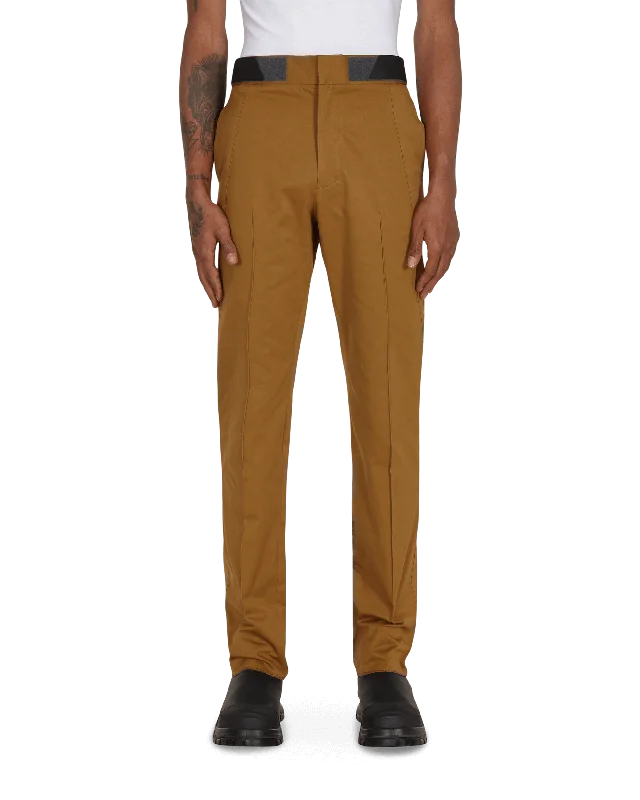 Custom Pants for Lightweight Wear-Diagonal Attica Pants Brown