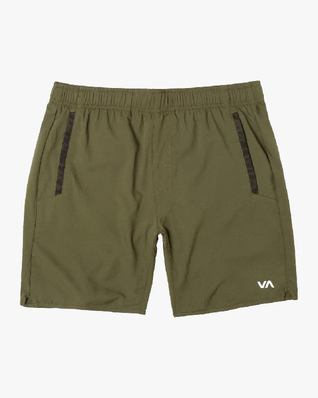 Breathable Shorts for Hot Weather-Boys Yogger Iii 15" Shorts - Olive