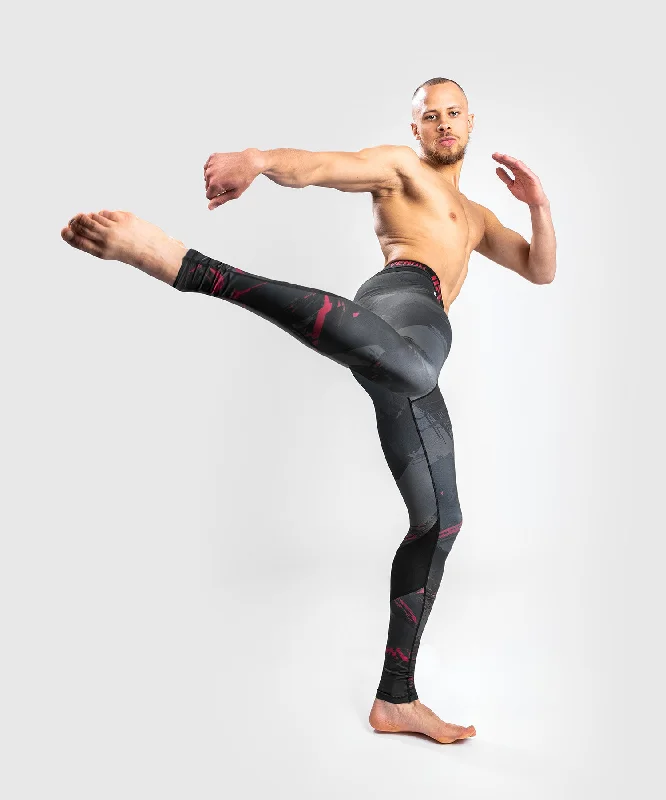 Custom Pants for Outdoor Activities-UFC Venum Authentic Fight Week 2.0 Men’s Performance Tight - Black