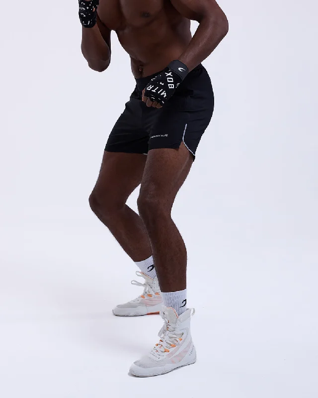 Sports Shorts for Kids-Bivol x BOXRAW Shorts - Black