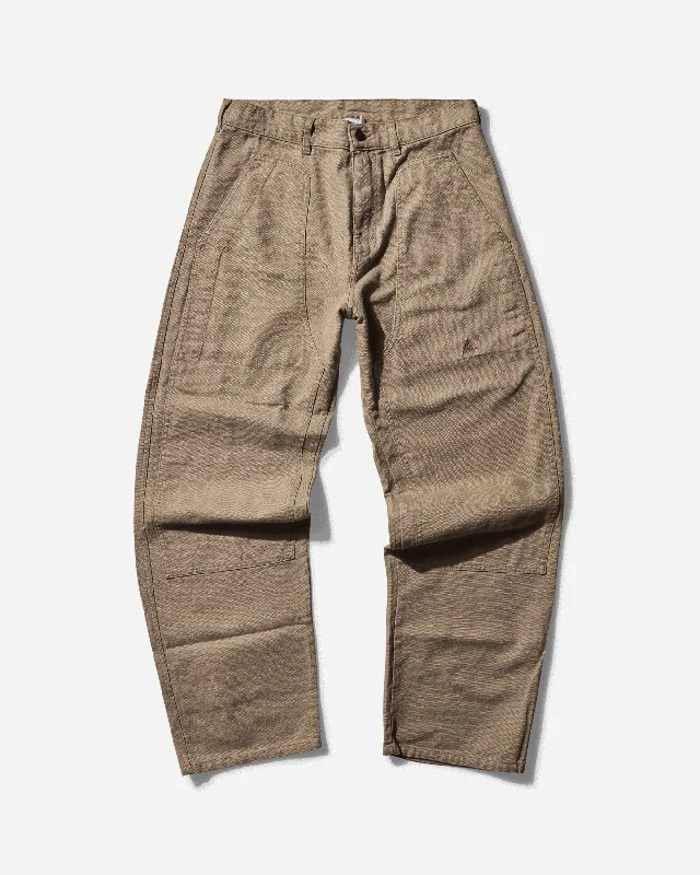 Custom Pants for Holidays-Men's Canvas Cotton Trousers Taupe