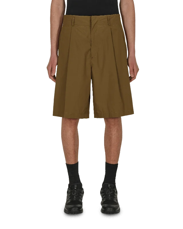 Casual Shorts for Travel-2 Moncler 1952 Cotton Poplin Shorts Green