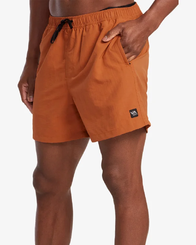 Hiking Shorts for Women-Outsider Basecamp 16" Training Shorts - Terracotta