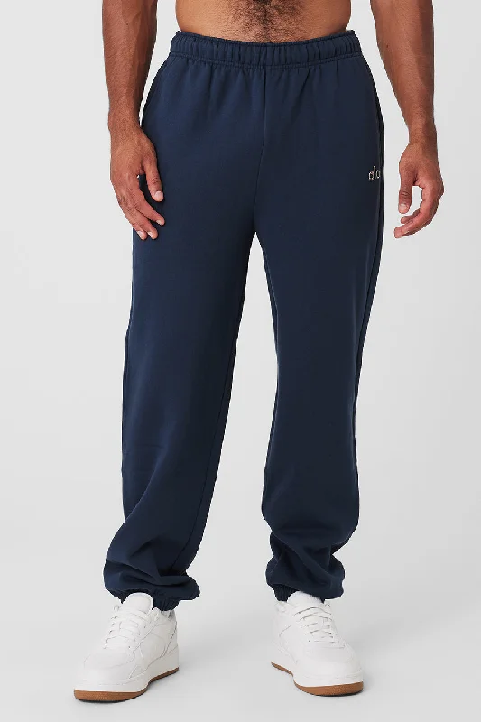 Custom Pants with Graphics-Accolade Sweatpant - Navy