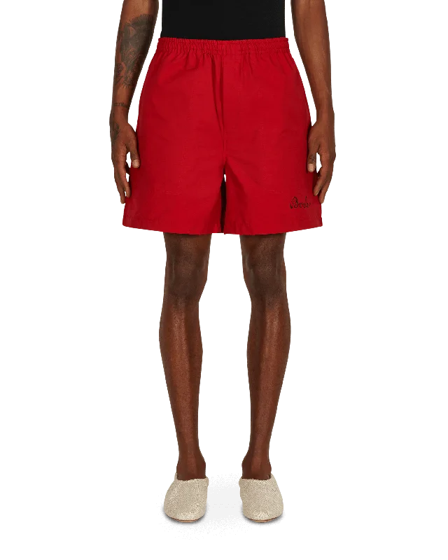 Shorts for Hiking and Trekking-Monarch Rugby Shorts Red